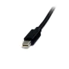 StarTech.com MDISP2M cable Mini DisplayPort 1.2, M/M, 2 m, 4K x 2K Ultra HD, compatible con Thunderbolt 2, negro