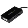 StarTech.com Adaptador A/V de viaje: convertidor 3 en 1 de Mini DisplayPort a DisplayPort, DVI o HDMI