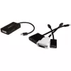 StarTech.com Adaptador A/V de viaje: convertidor 3 en 1 de Mini DisplayPort a DisplayPort, DVI o HDMI
