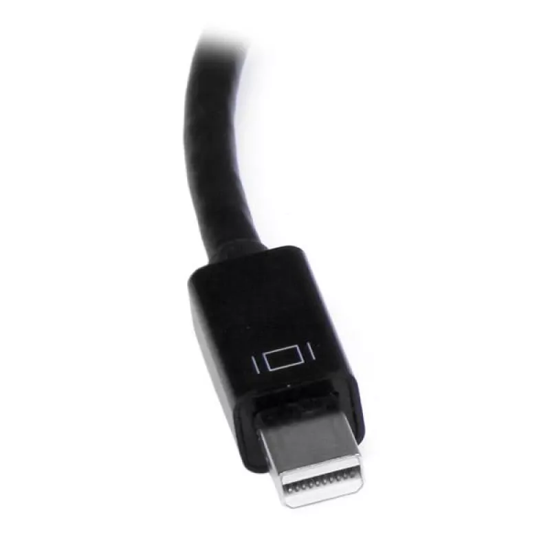 StarTech.com Adaptador de Mini DisplayPort a HDMI - Convertidor de vídeo activo mDP a HDMI - 4K 30Hz - Mini DP o Thunderbolt 1/2 de Mac/PC a monitor/TV/pantalla HDMI - Dongle adaptador mDP 1.2 a HDMI