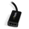 StarTech.com Adaptador de Mini DisplayPort a HDMI - Convertidor de vídeo activo mDP a HDMI - 4K 30Hz - Mini DP o Thunderbolt 1/2 de Mac/PC a monitor/TV/pantalla HDMI - Dongle adaptador mDP 1.2 a HDMI