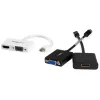 StarTech.com Adaptador A/V de viaje: convertidor 2 en 1 de Mini DisplayPort a HDMI o VGA - Blanco