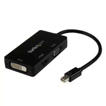 StarTech.com Adaptador A/V de viaje: convertidor 3 en 1 de Mini DisplayPort a VGA, DVI o HDMI