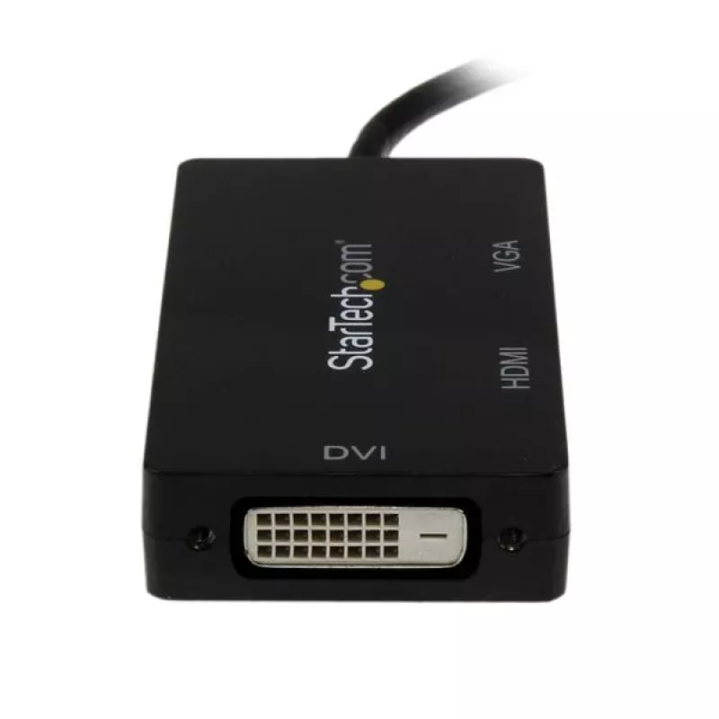 StarTech.com Adaptador A/V de viaje: convertidor 3 en 1 de Mini DisplayPort a VGA, DVI o HDMI