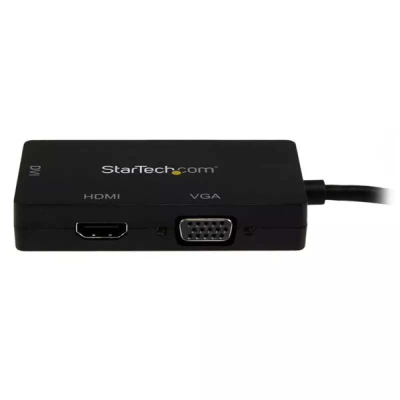 StarTech.com Adaptador A/V de viaje: convertidor 3 en 1 de Mini DisplayPort a VGA, DVI o HDMI