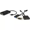 StarTech.com Adaptador A/V de viaje: convertidor 3 en 1 de Mini DisplayPort a VGA, DVI o HDMI