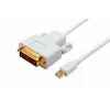 Microconnect MDPDVI1 Adaptador de cable de vídeo 1 m Mini DisplayPort DVI-D Blanco