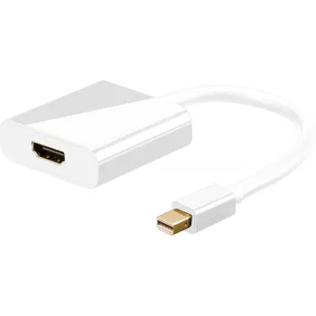 Microconnect MDPHDMI Adaptador de cable de vídeo 0,15 m Mini DisplayPort HDMI Blanco