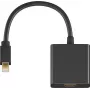 Microconnect MDPHDMIB Cable adaptador de vídeo 0,15 m Mini DisplayPort HDMI Type-A (estándar) negro