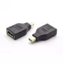 Microconnect MDPMDPF Adaptador de cable Mini DisplayPort DisplayPort negro
