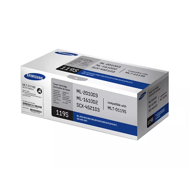Samsung MLT-D119S cartucho de tóner 1 ud. original negro