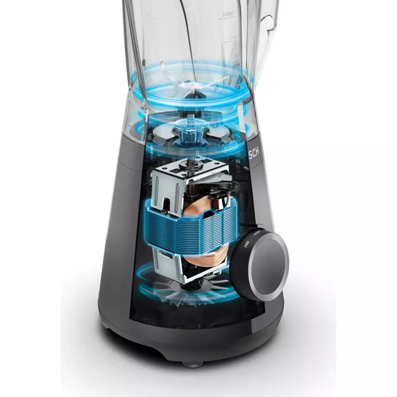 Batidora de mesa Bosch Serie 4 MMB6141B — 1200 W, 1,5 l recipiente Tritan, 2 velocidades, triturador de hielo, negro