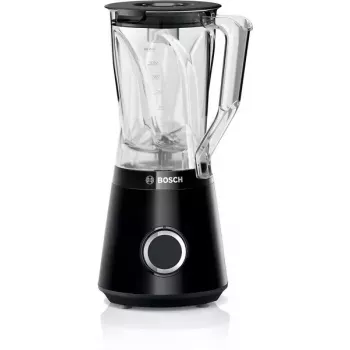 Batidora de mesa Bosch Serie 4 MMB6141B — 1200 W, 1,5 l recipiente Tritan, 2 velocidades, triturador de hielo, negro