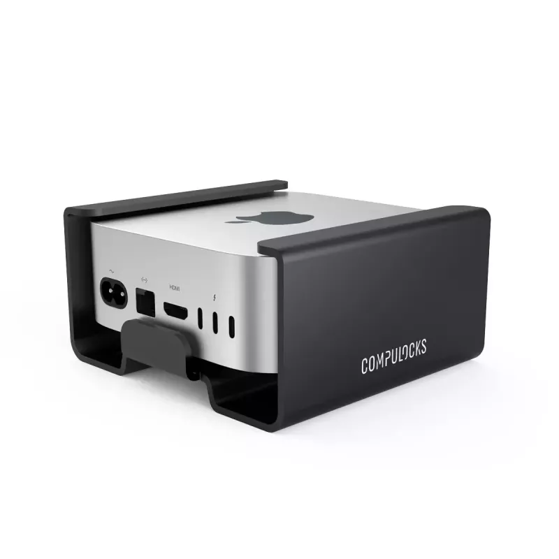 Compulocks Mac mini M4 2024 soporte de seguridad con cabezal de cerradura negro