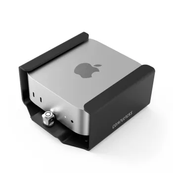Compulocks Mac mini M4 2024 soporte de seguridad con cabezal de cerradura negro