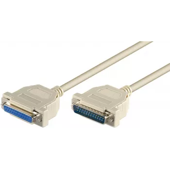 Microconnect MODGR2 cable serie blanco 2 m DB25