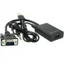 Microconnect MONGGHDMI Adaptador de cable de vídeo 0,3 m HDMI Tipo A (estándar) VGA (D-Sub) Negro