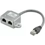 Microconnect MPK420 cable de red gris 0,2 m Cat5e F/UTP (FTP)