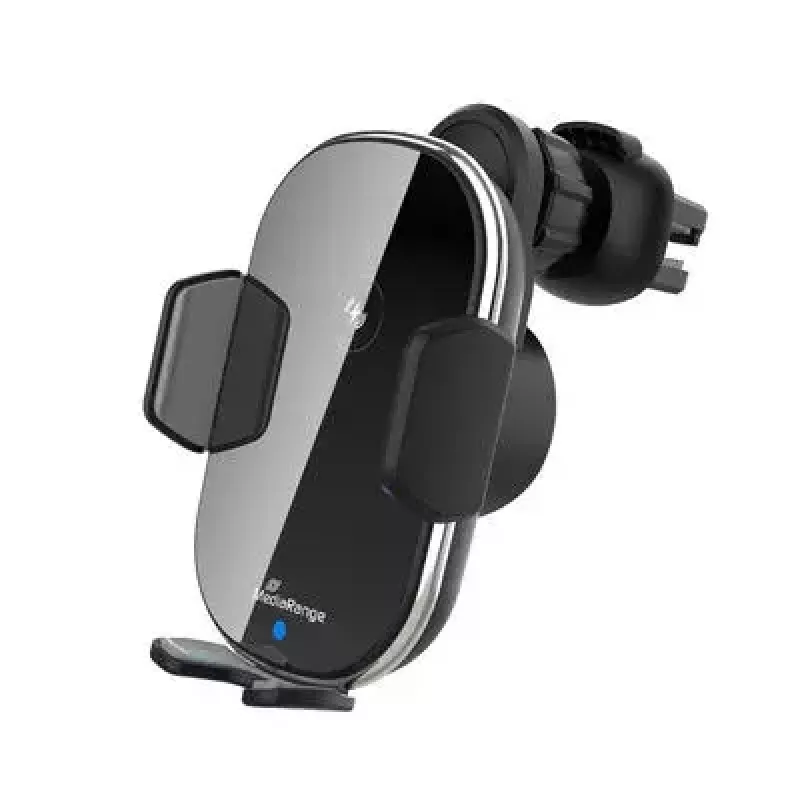 Cargador inalámbrico MediaRange MRMA117 carga rápida smartphone negro