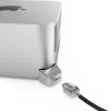 Compulocks Mac Studio Ledge Lock adaptador de bloqueo con llave cable de seguridad plateado
