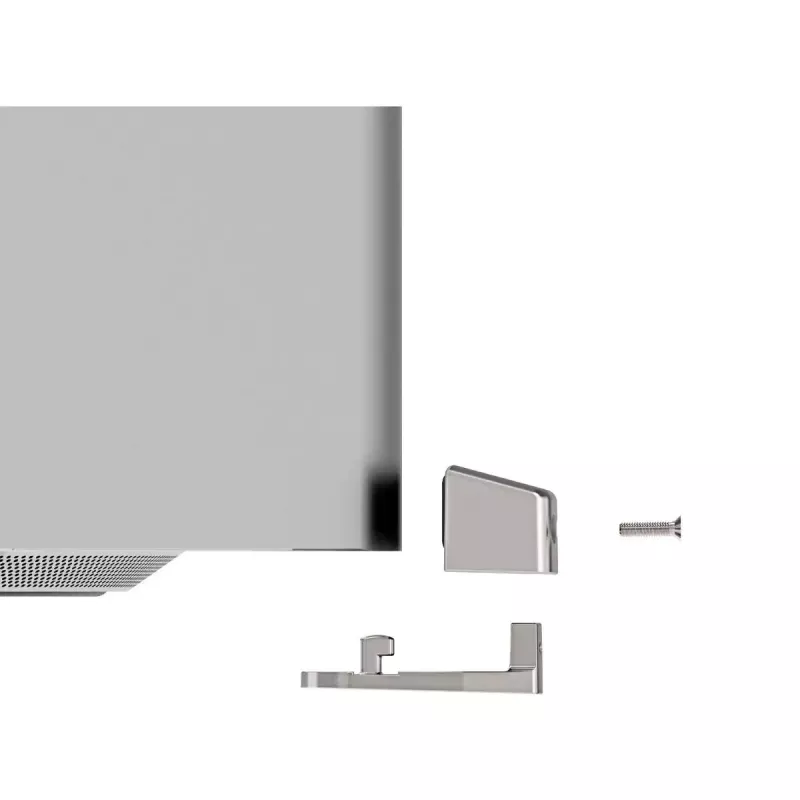Compulocks Mac Studio Ledge Lock adaptador de bloqueo con llave cable de seguridad plateado
