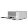Compulocks Mac Studio Ledge Lock adaptador de bloqueo con llave cable de seguridad plateado