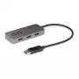 StarTech.com hub MST de 3 puertos - DisplayPort a 3x HDMI, triple monitor 4K 60Hz, adaptador de vídeo multimonitor DP 1.4, cable integrado de 30cm, alimentado por USB, solo Windows
