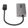 StarTech.com hub MST de 3 puertos - DisplayPort a 3x HDMI, triple monitor 4K 60Hz, adaptador de vídeo multimonitor DP 1.4, cable integrado de 30cm, alimentado por USB, solo Windows