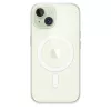 Funda protectora para iPhone 15 de Apple, MagSafe, transparente, PC, para 6,1 pulgadas