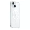Funda protectora para iPhone 15 de Apple, MagSafe, transparente, PC, para 6,1 pulgadas