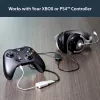 StarTech.com adaptador blanco para auriculares con conectores separados de auriculares/micrófono – 3,5 mm 4 polos a 2x 3 polos 3,5 mm M/H