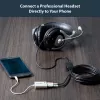 StarTech.com adaptador blanco para auriculares con conectores separados de auriculares/micrófono – 3,5 mm 4 polos a 2x 3 polos 3,5 mm M/H