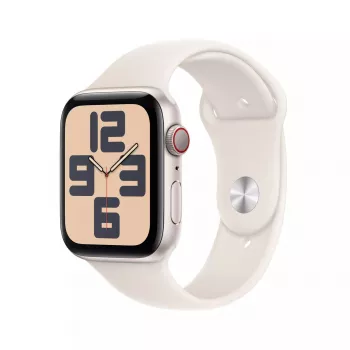 Smartwatch Apple Watch SE GPS + Cellular 44 mm carcasa de aluminio Starlight beige