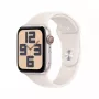 Smartwatch Apple Watch SE GPS + Cellular 44 mm carcasa de aluminio Starlight beige