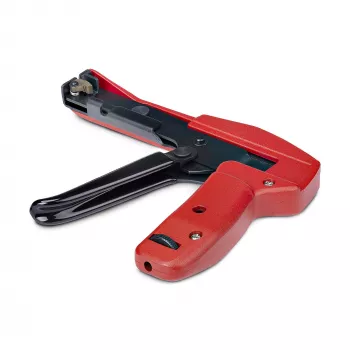 StarTech.com pistola atadora de bridas de nailon, herramienta de instalación y corte de bridas, herramienta de tensado/fijación de bridas, compatible con bridas de nailon de 2,4 mm a 4,8 mm, conforme a TAA