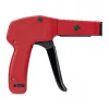 StarTech.com pistola atadora de bridas de nailon, herramienta de instalación y corte de bridas, herramienta de tensado/fijación de bridas, compatible con bridas de nailon de 2,4 mm a 4,8 mm, conforme a TAA