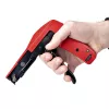 StarTech.com pistola atadora de bridas de nailon, herramienta de instalación y corte de bridas, herramienta de tensado/fijación de bridas, compatible con bridas de nailon de 2,4 mm a 4,8 mm, conforme a TAA