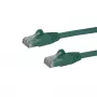 StarTech.com N6PATC10MGN Cat6 cable de conexión sin enganches, RJ45 UTP, 10 m, 650 MHz, 100W PoE, 24AWG, con protector antitirones, verde