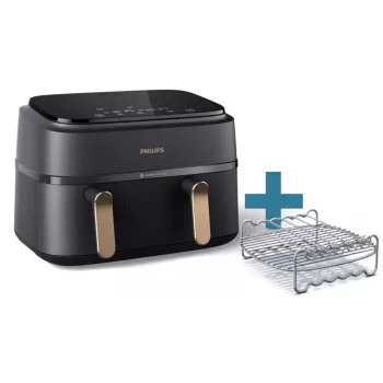 Freidora de aire Philips Serie 3000 NA352/04 9L 2750W doble cesta