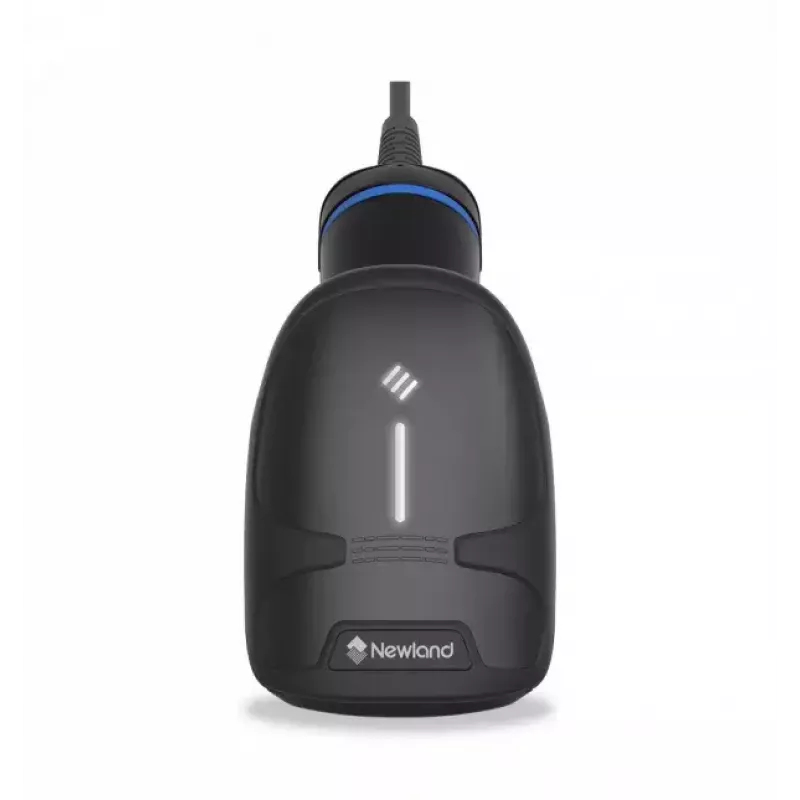 Lector de códigos de barras de mano Newland HR33 Marlin 1D/2D CMOS con cable negro