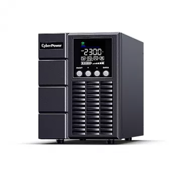 Sistema de alimentación ininterrumpida CYBERPOWER OLS1000EA, doble conversión online, 1 kVA/900 W, 3 salidas IEC C13, onda sinusoidal pura, LCD, torre