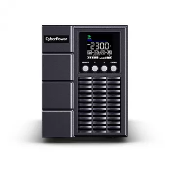 Sistema de alimentación ininterrumpida CYBERPOWER OLS1000EA, doble conversión online, 1 kVA/900 W, 3 salidas IEC C13, onda sinusoidal pura, LCD, torre