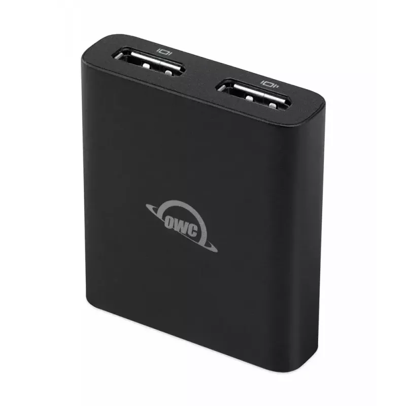 Adaptador gráfico USB OWC Thunderbolt Dual DisplayPort 7680 x 4320 píxeles negro