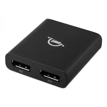 Adaptador gráfico USB OWC Thunderbolt Dual DisplayPort 7680 x 4320 píxeles negro