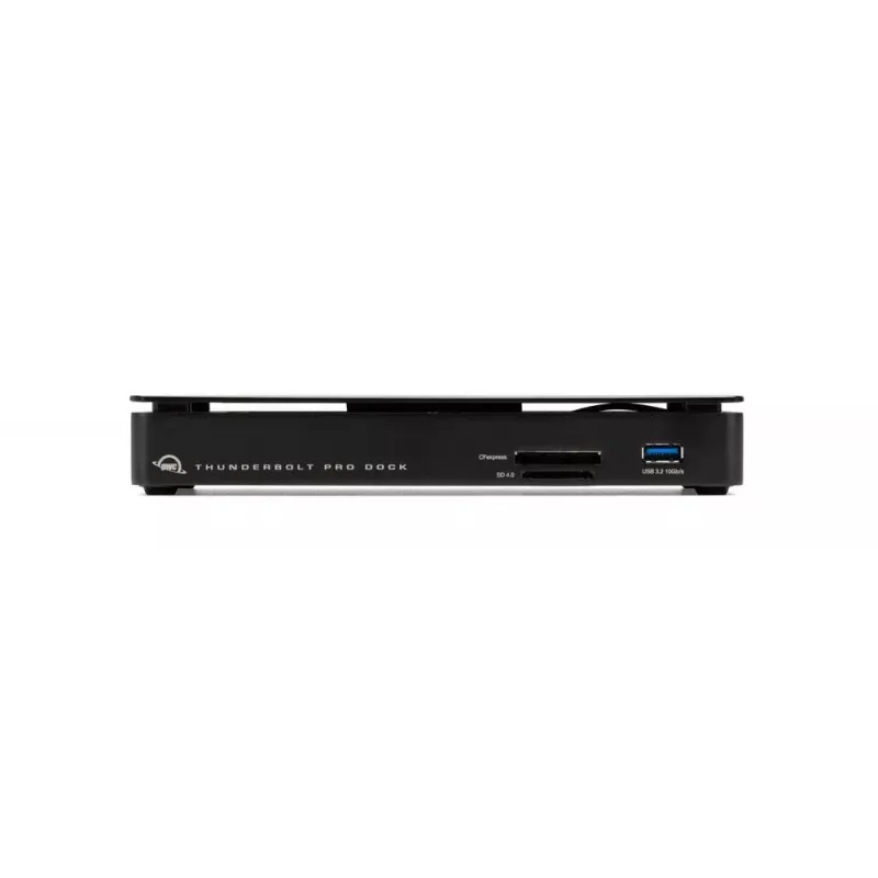 Dock OWC Thunderbolt Pro con cable Thunderbolt 3 negro 85W de alimentación 40 Gbit/s