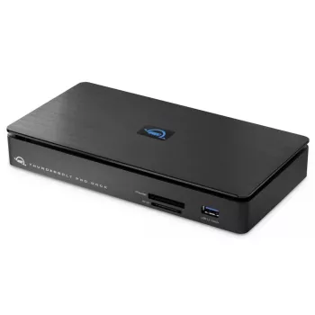 Dock OWC Thunderbolt Pro con cable Thunderbolt 3 negro 85W de alimentación 40 Gbit/s