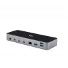 Dock con cable OWC Thunderbolt 4 negro gris 3,5 mm Ethernet 1000 Mbit/s