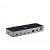 Dock con cable OWC Thunderbolt 4 negro gris 3,5 mm Ethernet 1000 Mbit/s
