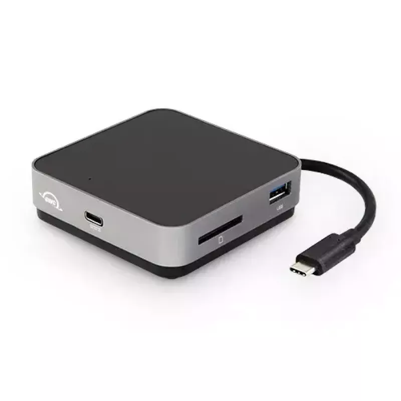 Dock de viaje USB-C OWC OWC USB-C Travel Dock con cable USB 3.2 Gen 1