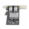 Tarjeta de red StarTech.com 2 puertos GbE SFP, PCIe 2.0 x1, controlador Intel I350-AM2 2x 1GbE, 1000BASE cobre/fibra, NIC Gigabit Ethernet de doble puerto, backplanes para sobremesa/servidor - compatible con Windows y Linux